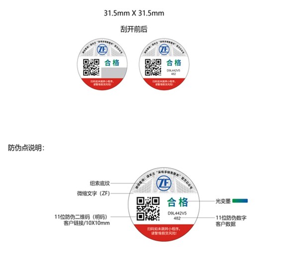 防伪标识说明 防伪标识说明