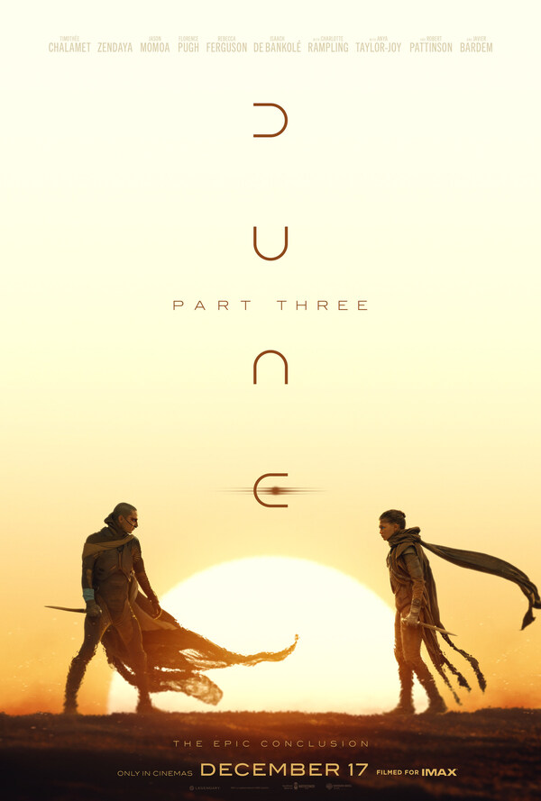 Legendary Entertainment and Warner Bros. Pictures Unveil Dune: Part Three Trailer and Behind-the-Scenes Images Showcasing Abu Dhabi as Arrakis