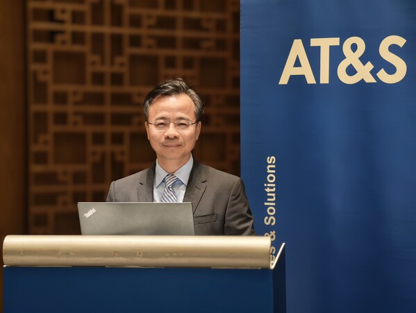 奥特斯中国区董事会主席朱津平介绍中国业务发展