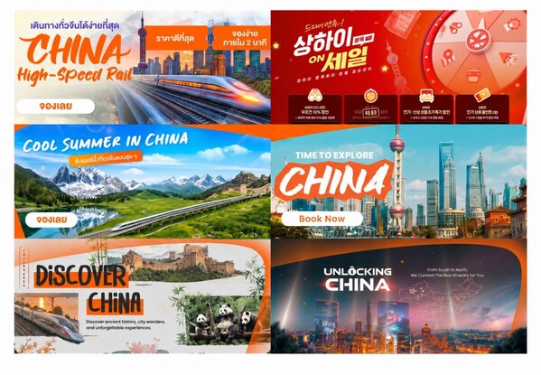 图片3: Klook在多个海外市场的线上营销，多语言本地化推广中国入境游