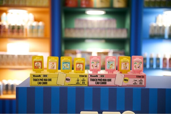 Vinamilk产品在2026年全球乳业大会上展示，收获各国与会代表的广泛关注。