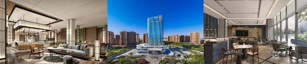 从左到右:洛阳喜来登酒店&More by Sheraton咖啡吧效果图、喀什福朋喜来登酒店外观实景图、 成都宽窄巷子福朋喜来登酒店大堂吧效果图 从左到右:洛阳喜来登酒店&More by Sheraton咖啡吧效果图、喀什福朋喜来登酒店外观实景图、 成都宽窄巷子福朋喜来登酒店大堂吧效果图