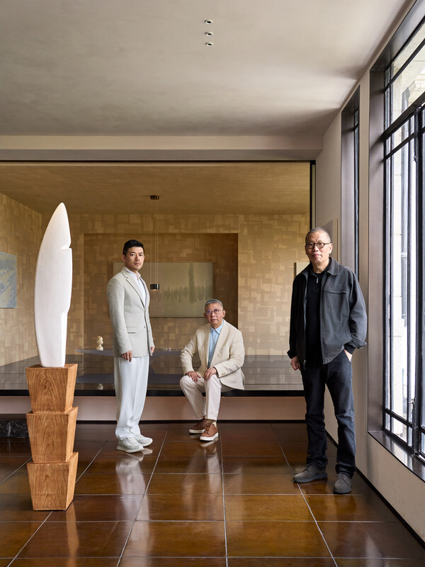 XITANG喜堂创始人、策展人孙信喜、艺术家丁伟鸣、艺术家单维军