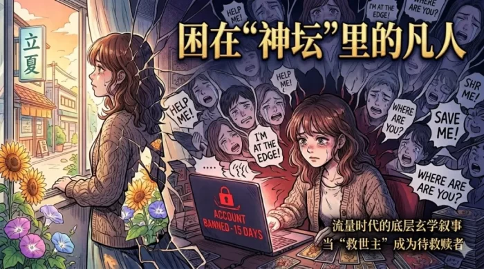 困在“神坛”里的凡人：一位塔罗咨询师的封号、崩塌与自救