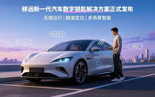 智启未来，一键随行！移远新一代汽车数字钥匙解决方案正式发布