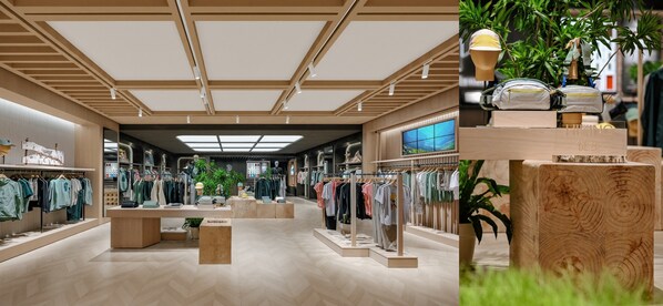 Peak Performance武商国际广场门店设计以「Stonewood岩木之域」为灵感