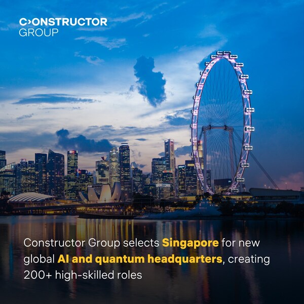 Constructor Group今日宣布,将其全球总部迁至新加坡。 Constructor Group今日宣布,将其全球总部迁至新加坡。
