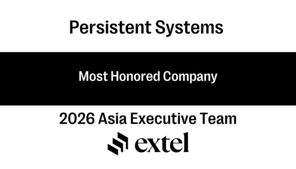 Persistent连续三年在Extel 2026年亚洲管理团队调查中斩获最高荣誉