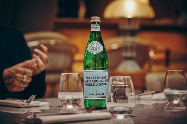 S.Pellegrino's limited-edition bottles feature thought-provoking questions, designed to inspire meaningful conversation at the table. S.Pellegrino's limited-edition bottles feature thought-provoking questions, designed to inspire meaningful conversation at the table.