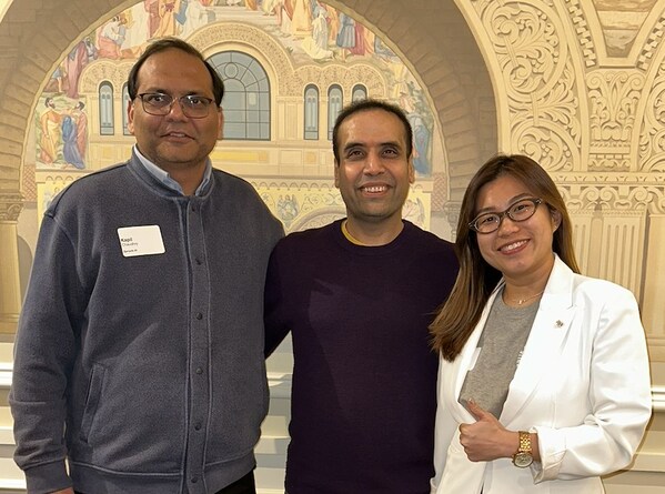 From Left to Right: Kapil Chaudhry Co-Founder and CTO of Sprouts AI, Karan Chaudhry, Co-Founder and CEO of Sprouts AI and Beatrice Lion, CEO and General Partner of True Global Ventures