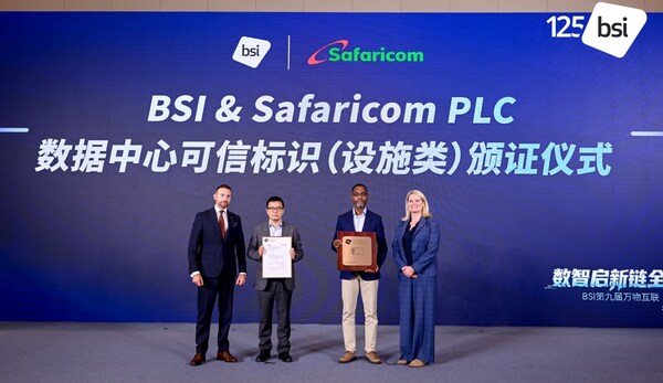 BSI & Safaricom Limuru Data Centre数据中心可信标识(设施类)证书颁证仪式 BSI & Safaricom Limuru Data Centre数据中心可信标识(设施类)证书颁证仪式