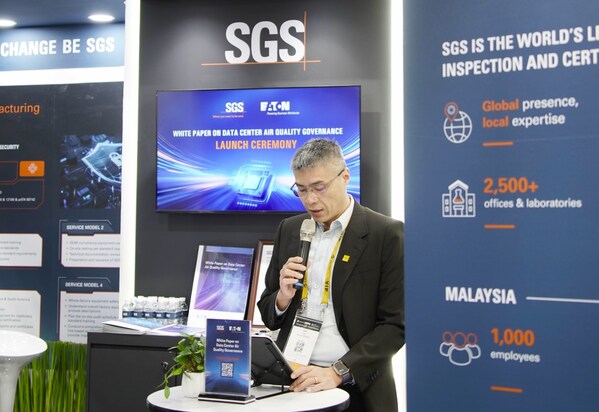 SGS马来西亚总经理吕彬偲发表致辞 SGS马来西亚总经理吕彬偲发表致辞