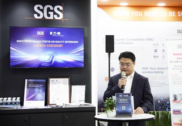 伊顿亚太区技术经理郭伟峰发表致辞 伊顿亚太区技术经理郭伟峰发表致辞