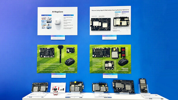 广和通在COMPUTEX 2026展会上展示多款5G通信模组、AIoT解决方案及智能终端产品,包括AI MagiCore、5G FWA Portfolio和智能割草机等创新技术 广和通在COMPUTEX 2026展会上展示多款5G通信模组、AIoT解决方案及智能终端产品,包括AI MagiCore、5G FWA Portfolio和智能割草机等创新技术