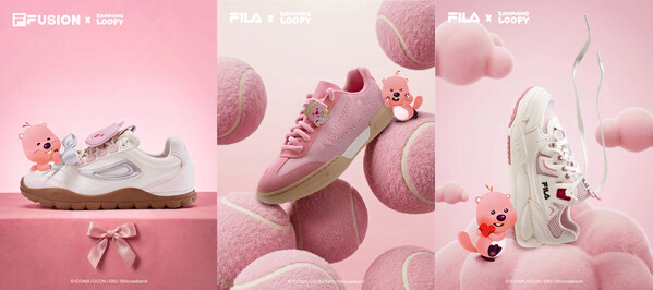 FILA 携手韩国人气 IP ZANMANG LOOPY 赞萌露比,推出三款联名鞋款 FILA 携手韩国人气 IP ZANMANG LOOPY 赞萌露比,推出三款联名鞋款