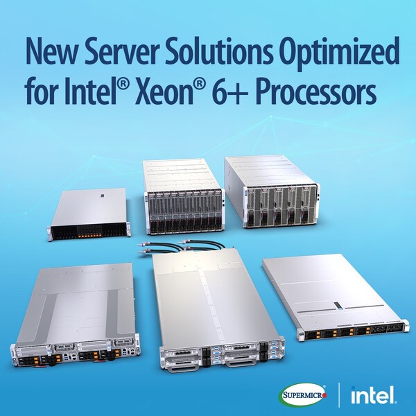 针对Intel Xeon 6+处理器优化的全新服务器解决方案