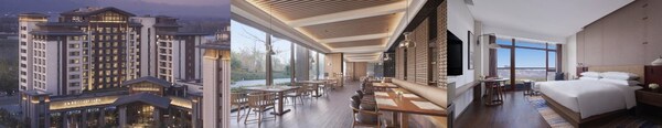 从左到右:北京延庆万怡酒店外观、万荟轩(Pavilion)、客房 从左到右:北京延庆万怡酒店外观、万荟轩(Pavilion)、客房