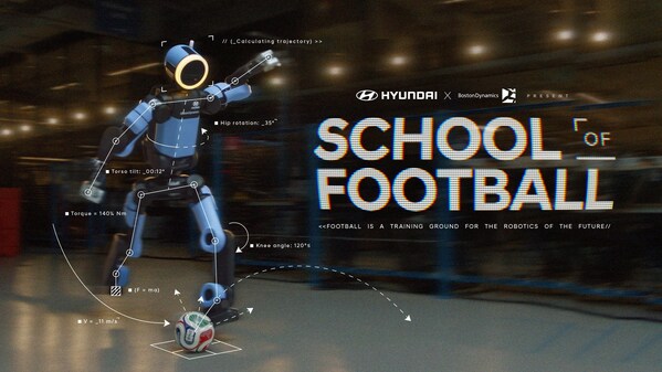 现代汽车在2026年FIFA世界杯™前夕,推出以Boston Dynamics的Atlas机器人为主题的 《足球学院》(School of Football) 活动 现代汽车在2026年FIFA世界杯™前夕,推出以Boston Dynamics的Atlas机器人为主题的 《足球学院》(School of Football) 活动