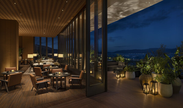 Specialty restaurant at dusk