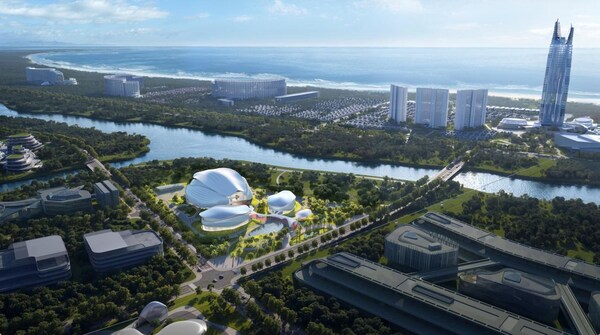 由复星配建的海棠演艺中心,是海南超级地中海项目的重要组成部分。 由复星配建的海棠演艺中心,是海南超级地中海项目的重要组成部分。