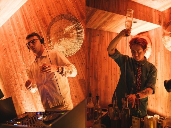 左：DJ —Victor Aime，右：Union Trading Company调酒师 —Patrick