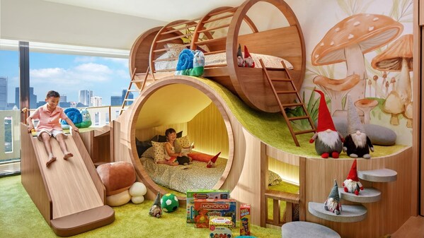 The Gnome's Burrow Family Room at PARKROYAL COLLECTION Marina Bay, Singapore The Gnome's Burrow Family Room at PARKROYAL COLLECTION Marina Bay, Singapore