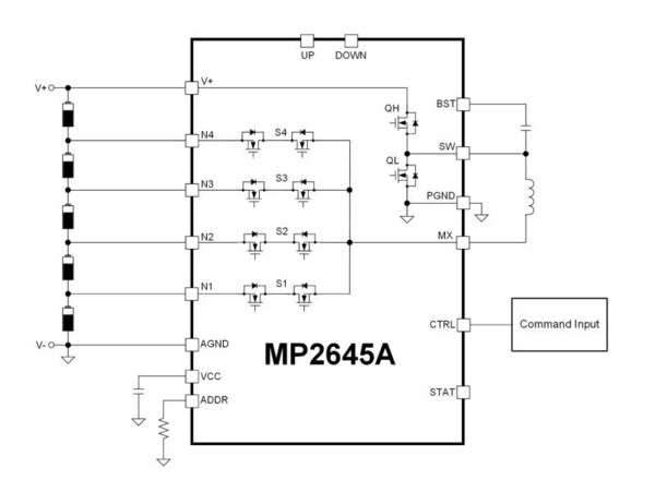 MP2645A 典型应用原理图