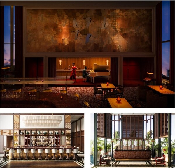 上:The Tropicana Club;下左及下右:Lù Bar 上:The Tropicana Club;下左及下右:Lù Bar