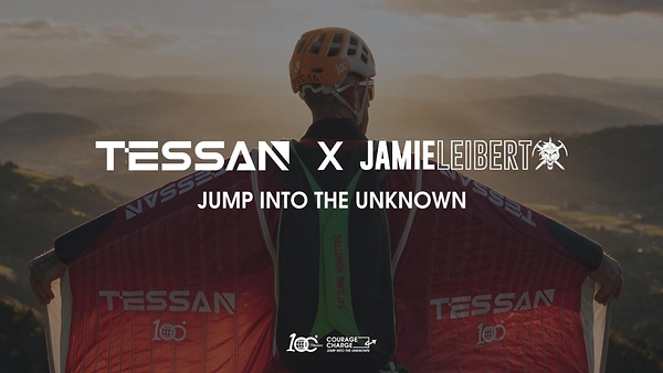 TESSAN宣布与翼装飞行运动员Jamie Leibert建立合作伙伴关系,首支预告片《Jump Into The Unknown》同步发布
